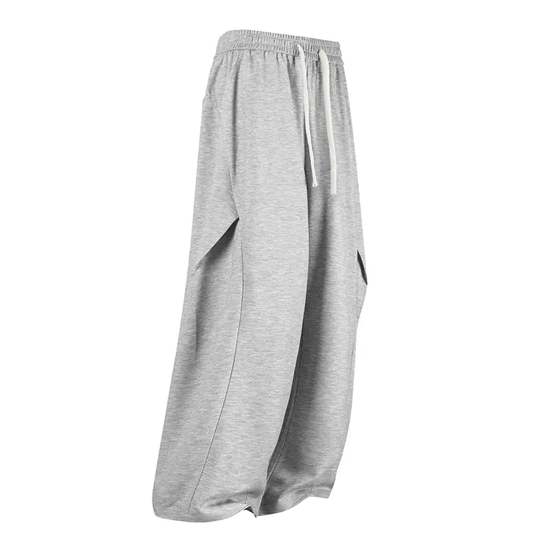 2 Piece Men's Casual Tow Pants, Drawstring Black Gray, Suitable for All Seasons Outing Travel Sports and Holiday Party