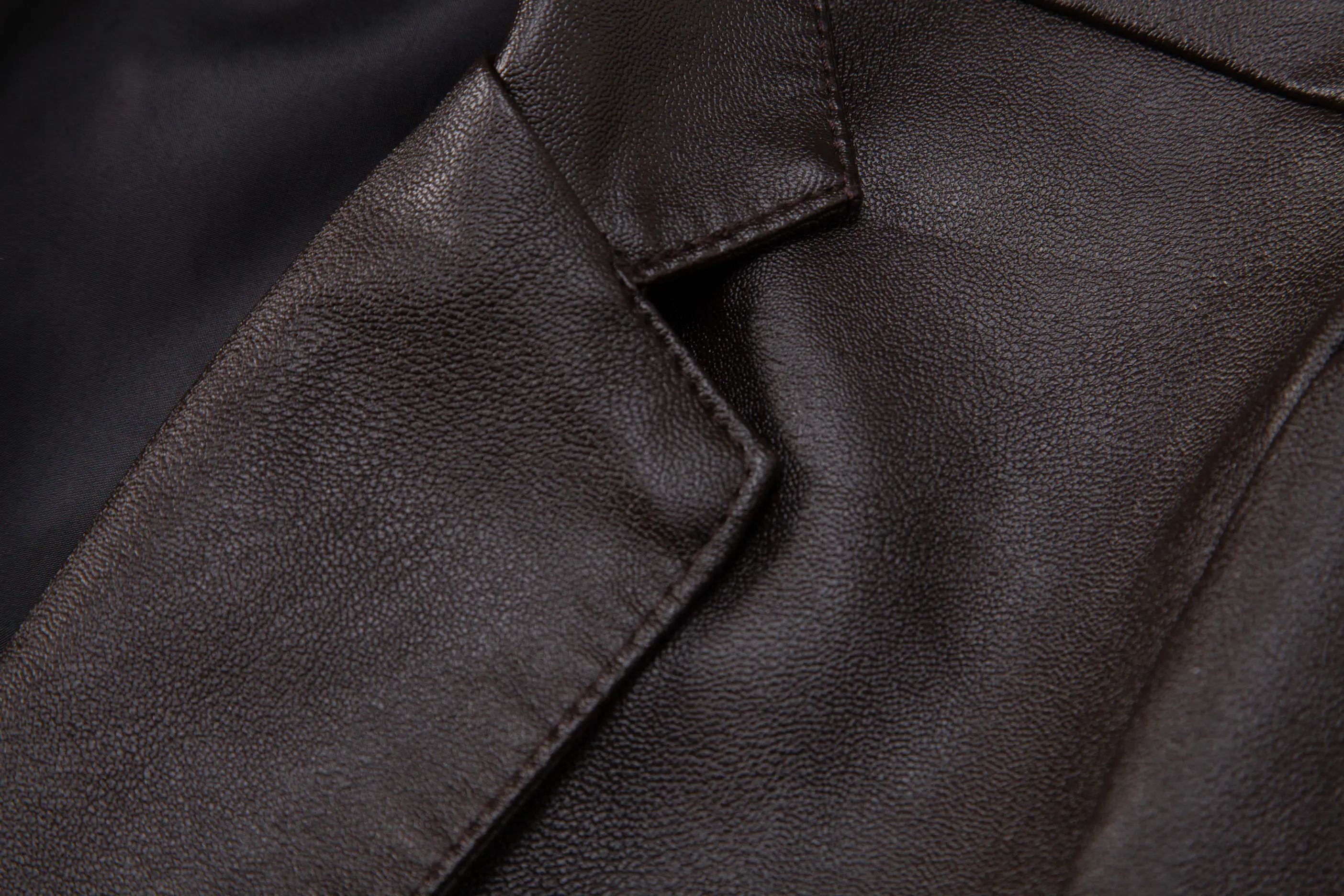 men's casual, fashionable and handsome leather jacket suitable for traveling, cycling, motorcycle jacket, single button