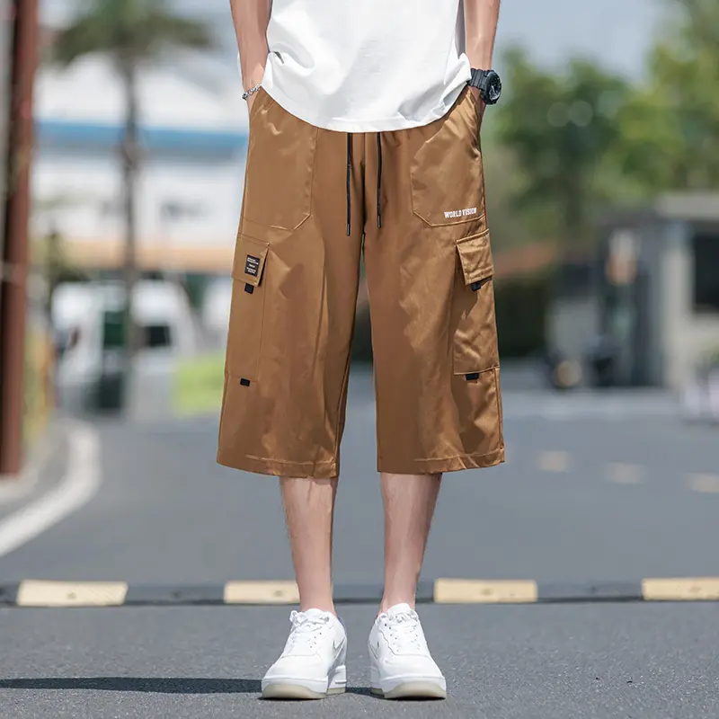 Men's Trendy Loose - Fit Cargo Shorts Contemporary Design Multiple Pockets Great for Urban and Adventure - Ready Styles