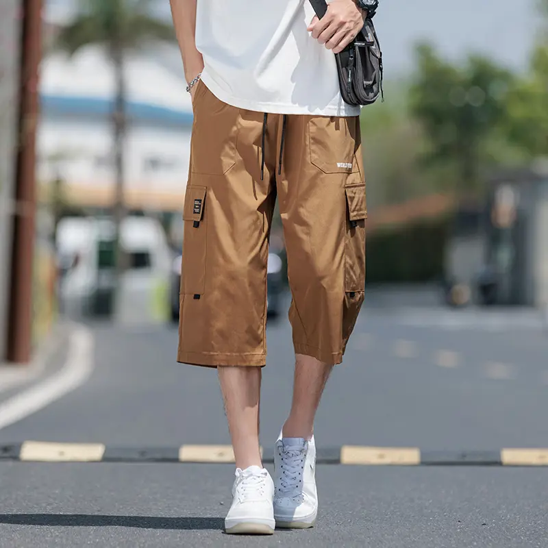 Men's Trendy Loose - Fit Cargo Shorts Contemporary Design Multiple Pockets Great for Urban and Adventure - Ready Styles