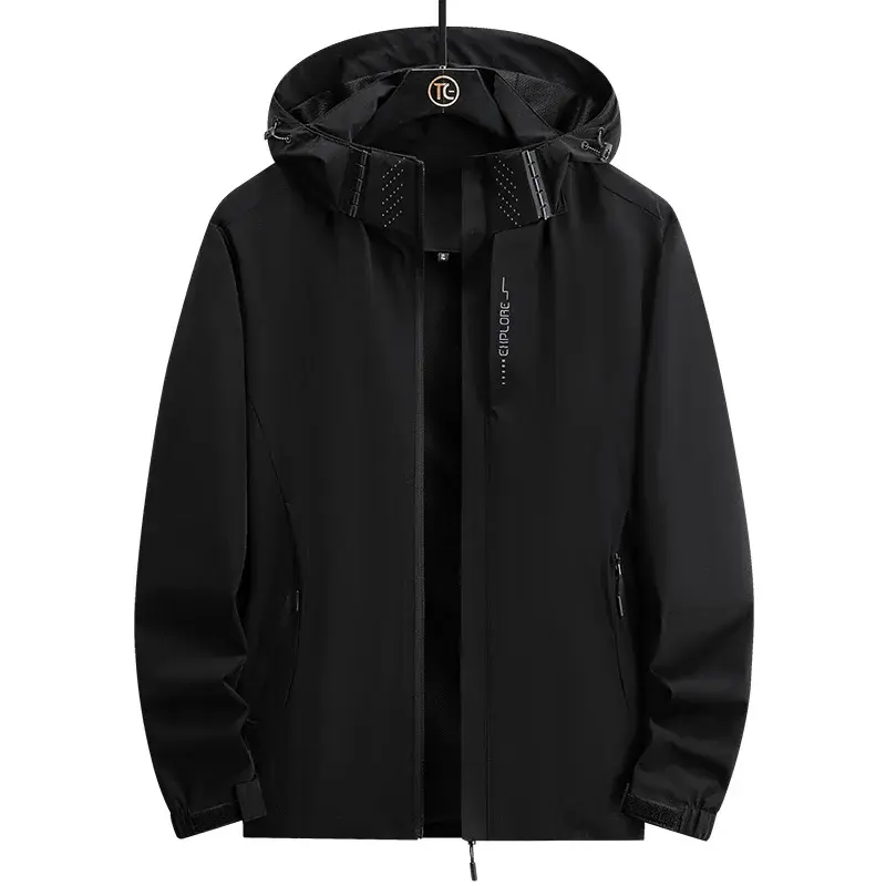 Military Hooded Water Proof Wind Breaker Casual Coat Male Autumn Men's Windbreaker Jackets Waterproof Windshield Jacket Men