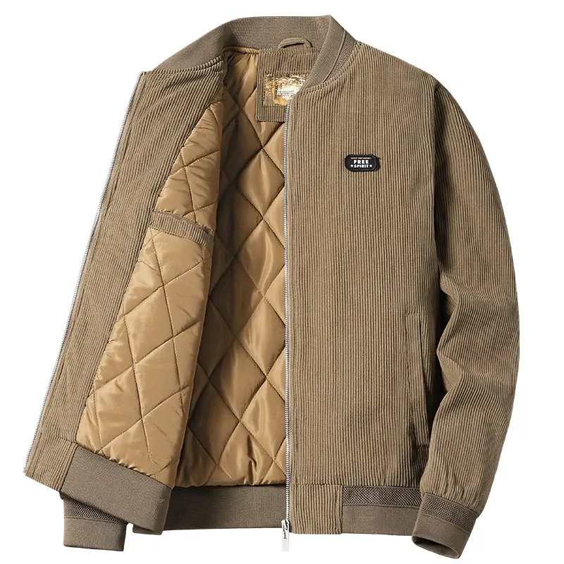 new Winter Autumn Fleece Stand Collar Coat for Mens Men Clothing Men's Jacket Military Tactical Cotton Outdoor Hiking Jackets
