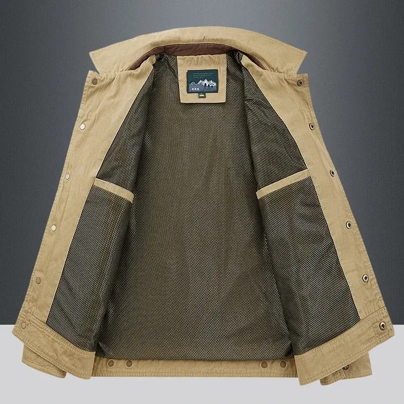 Coat Camping Fishing Tactical Military Male Breathable Casual Jacket 5XL Windproof Jackets Autumn Men Outdoor Windbreaker