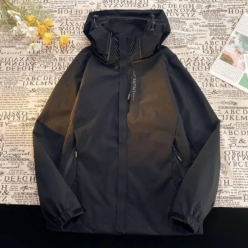 Windproof Waterproof Jacket Men Climbing Camping Coats Mens Rain Coat Clothing Spring Autumn Men's Windbreaker Oversize Man