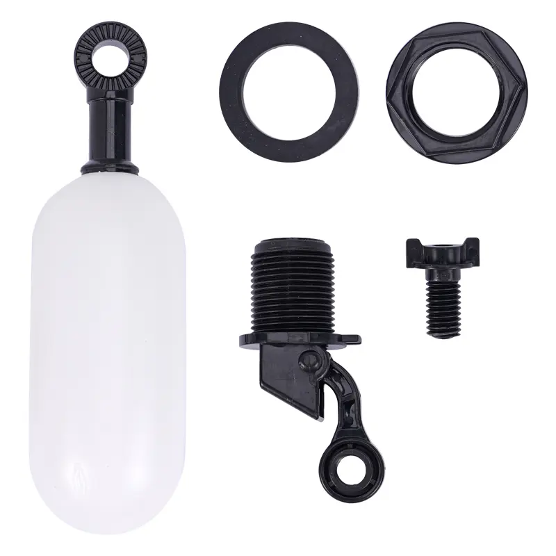 DN15 Adjustable 1/2" 3/4" Floating Auto Fill Valve Automatic Fill Tank Water Level Control 1/2" Thread Plastic Float Ball Valve