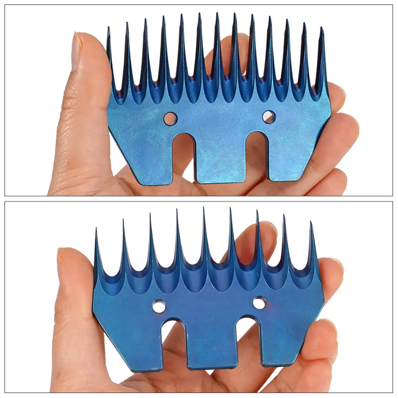 New Sheep/Goats Shearing Blade Convex Comb Cutter Shearing Clipper 9 Tooth 13 Tooth Blade For Sheep Clipper Shears Scissorsd