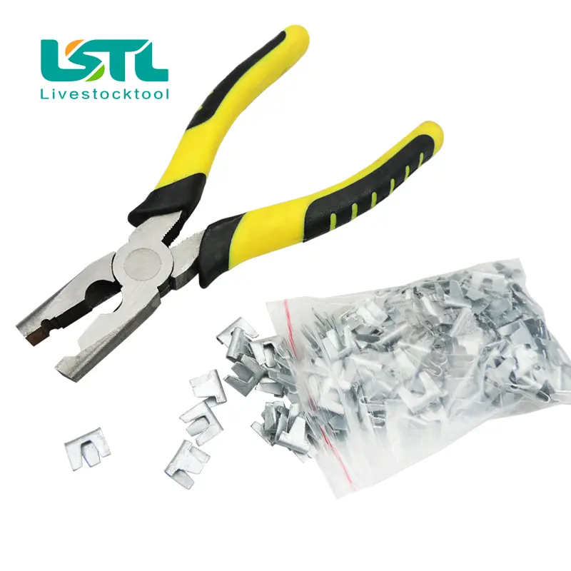Poultry Chicken Cage Clamp Installation Plier Assembly Card Buckle Snap Clamp Rabbit Cage Chicken Dog Cage Tools