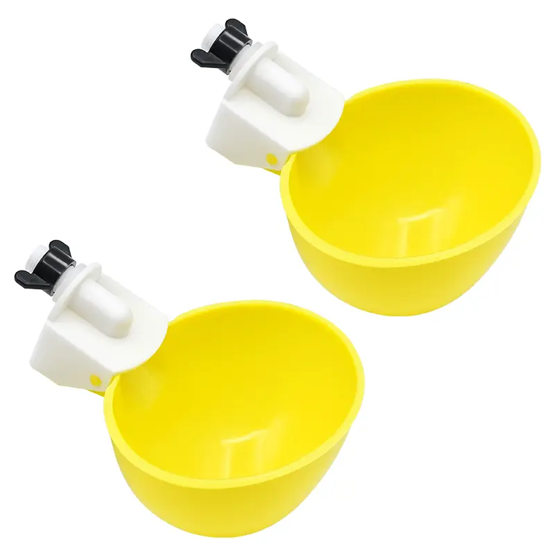 5-20Pcs Automatic Chicken Duck Drinking Cup Drinker Chicken Feeder Plastic Poultry Farm Water Drinking Cups Easy Installation