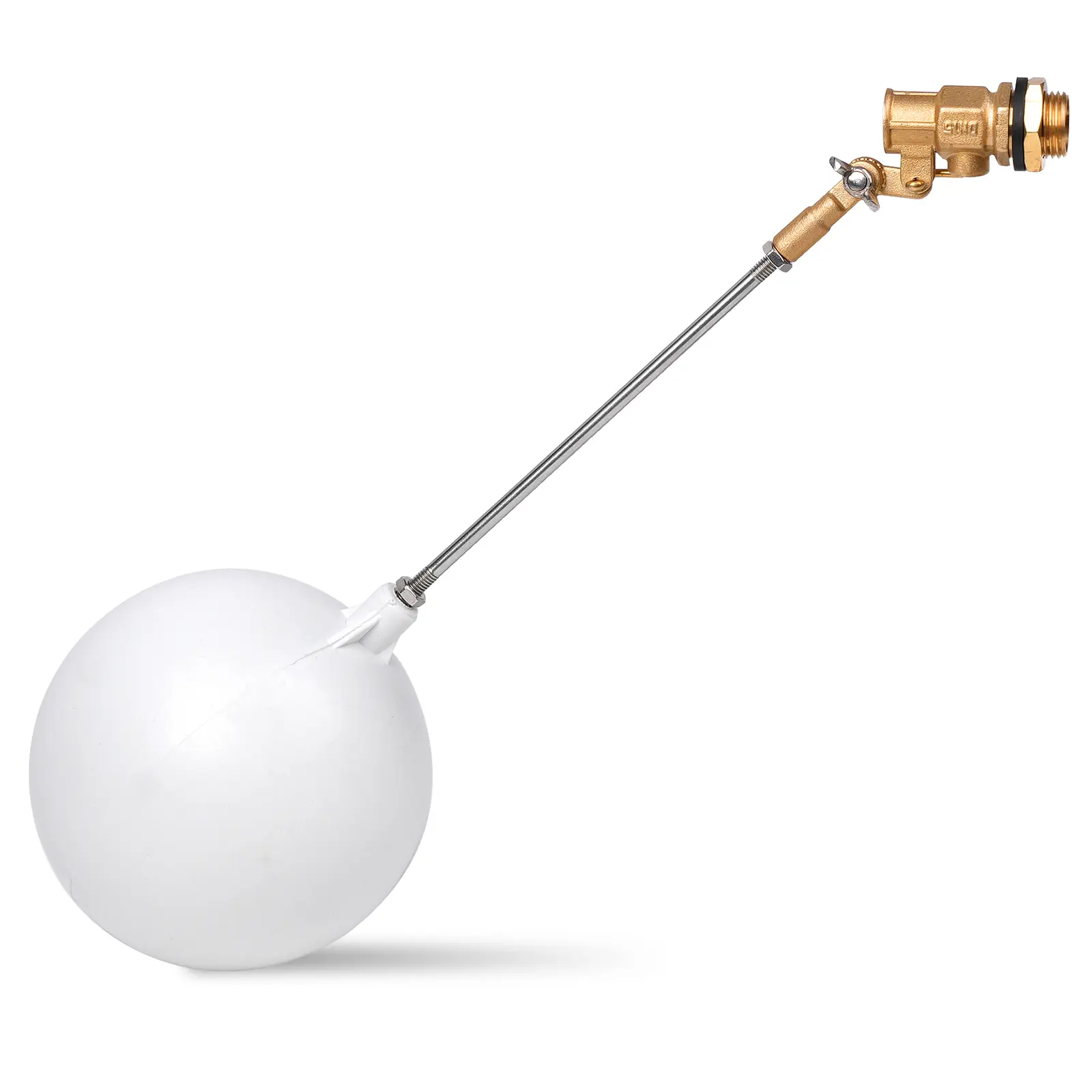 Water Tank Accessories 1/2" Ball Valve Floating Brass And ABS Easy To Use For Water Tanks/water Towers Water Inlet Valve Switch