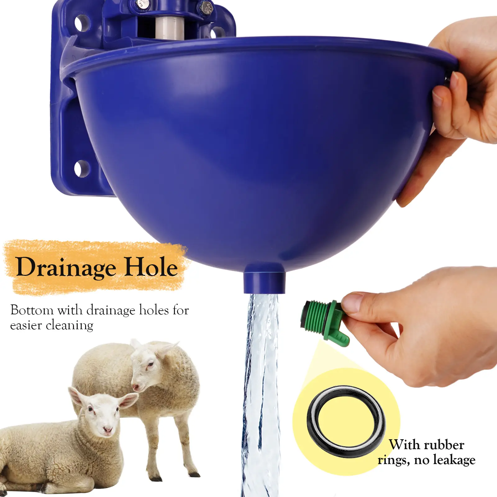 New Automatic Cow Horse Water Drinker Bowl Water Dispenser Sheep Bowl type Animal Dog drinking water equipment