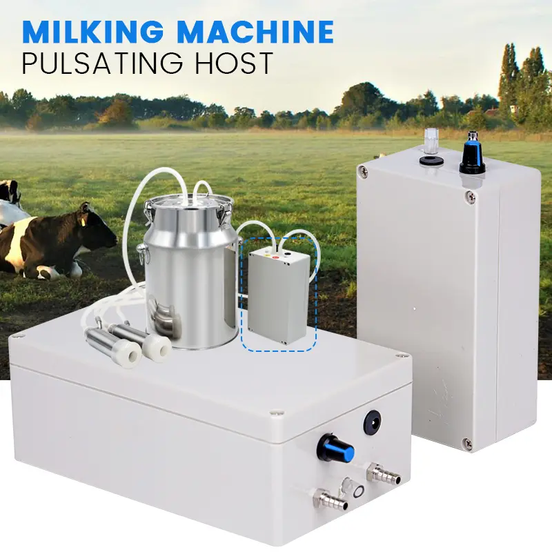 1 PCS Cow Goat Pulse Milking Machine Accessory Host Vacuum Pump For Donkey Sheep Cow Pulse 12V Pulse