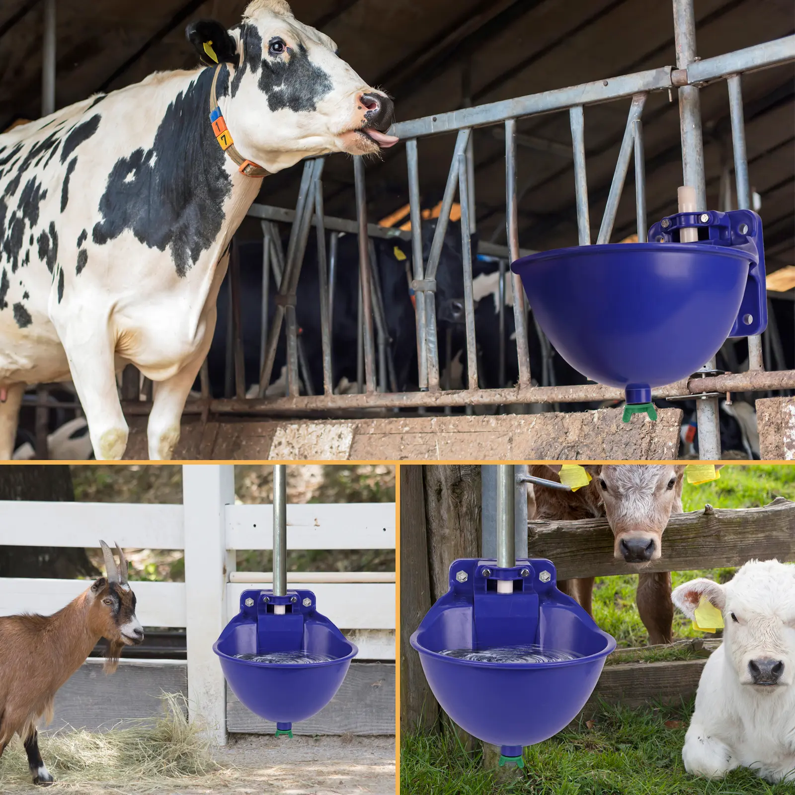 New Automatic Cow Horse Water Drinker Bowl Water Dispenser Sheep Bowl type Animal Dog drinking water equipment