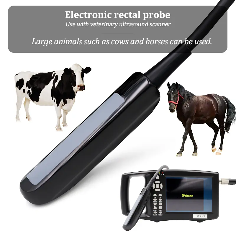 5.6 Inch LCD Screen Portable Veterinary Ultrasound Scanner Cattle Cow Pig sheep Horse farm Ultrasound pregnancy testing Machine