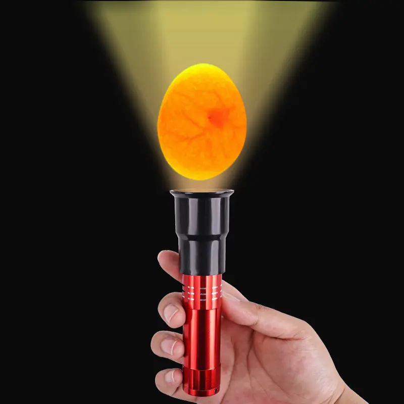 New Incubator Eggtester Egg Candling Lamp 9 LED Super Cold Incubation Equipment Chicken Tool 1Pcs