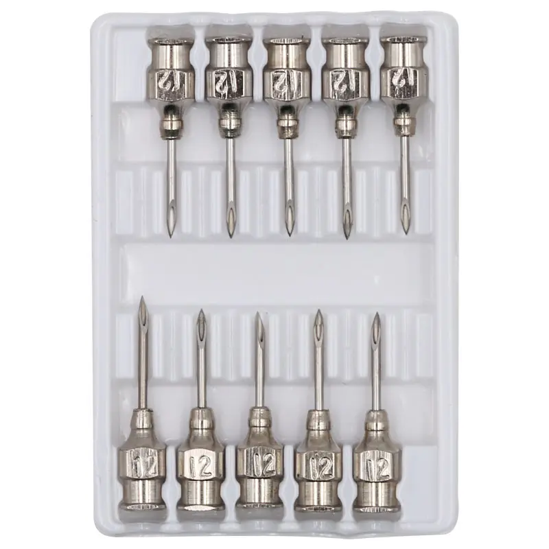10Pcs Veterinary Syringe Needles Goat Pig Chicken Pet Injection Syringe Vaccination Vet Farm Tools Poultry Livestock Veterinary