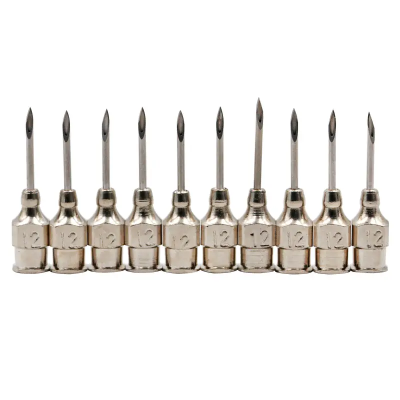 10Pcs Veterinary Syringe Needles Goat Pig Chicken Pet Injection Syringe Vaccination Vet Farm Tools Poultry Livestock Veterinary