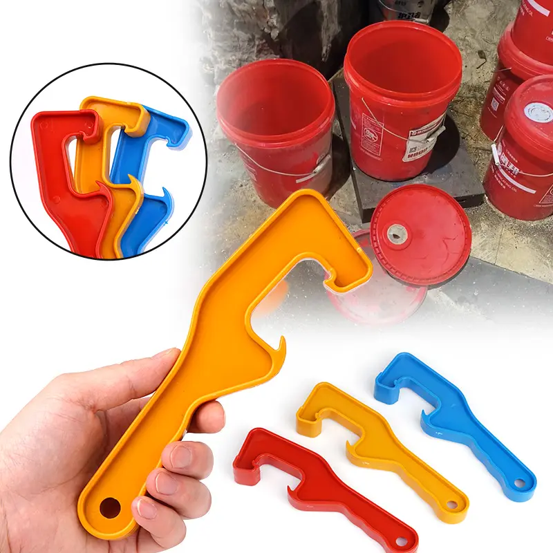 Beekeeping Manual Can Opener Honey Pail Opening Tool for Gallon Honey Bucket Pail Cap Paint Barrel Lid Removal Wrench