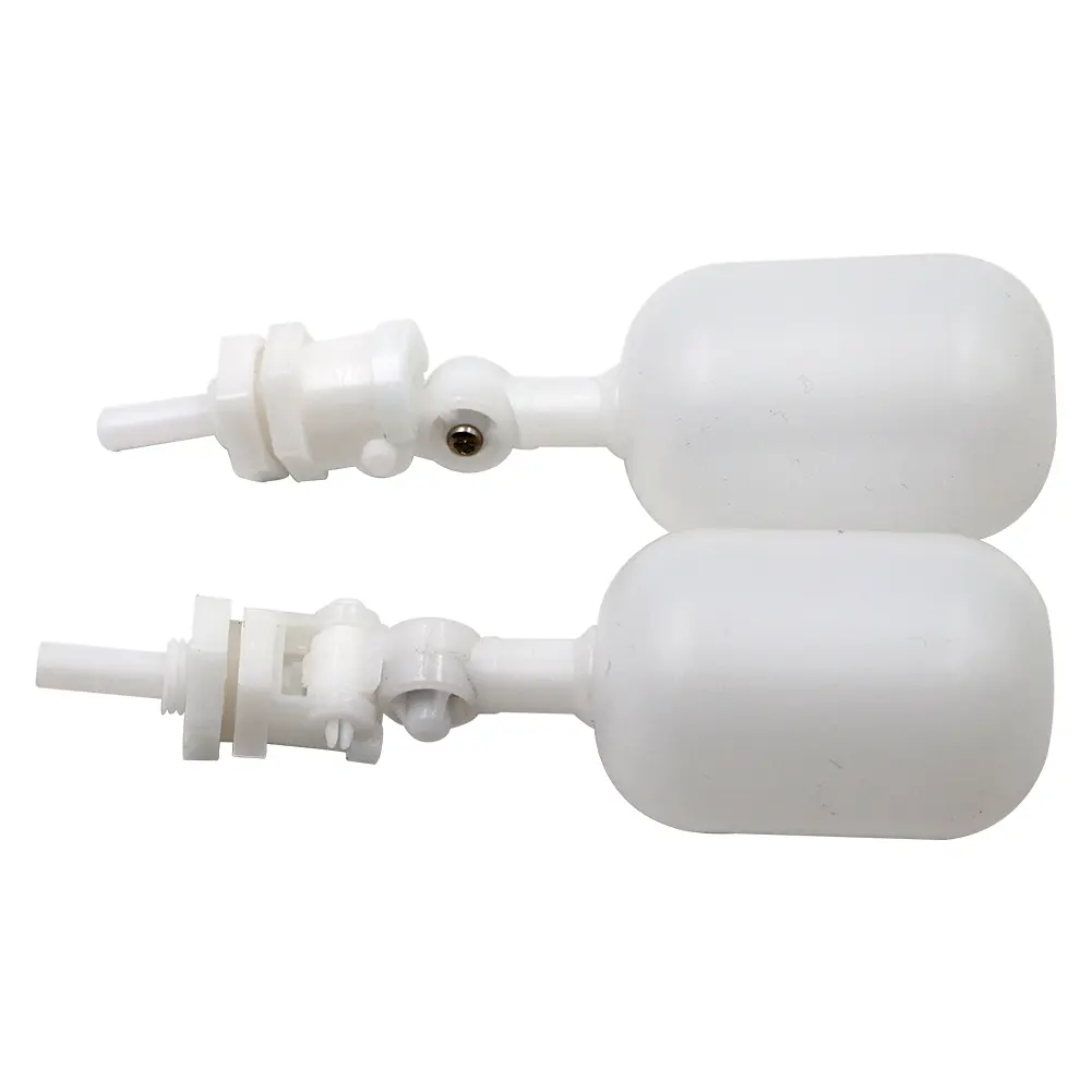 1/4" Inlet White Plastic Adjustable Auto Fill Float Ball Valve Water Control Switch For Water Tower Water Tank