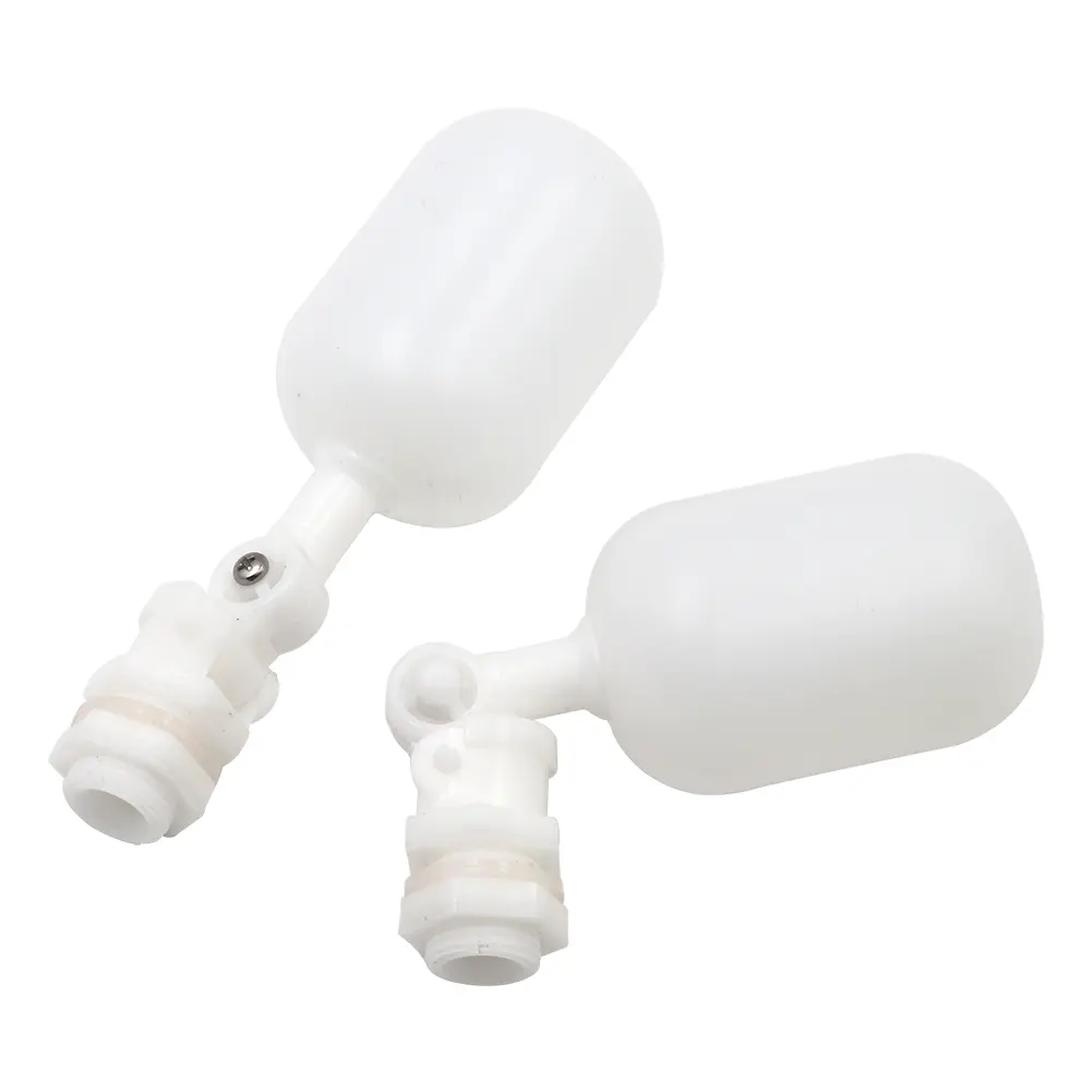1/4" Inlet White Plastic Adjustable Auto Fill Float Ball Valve Water Control Switch For Water Tower Water Tank
