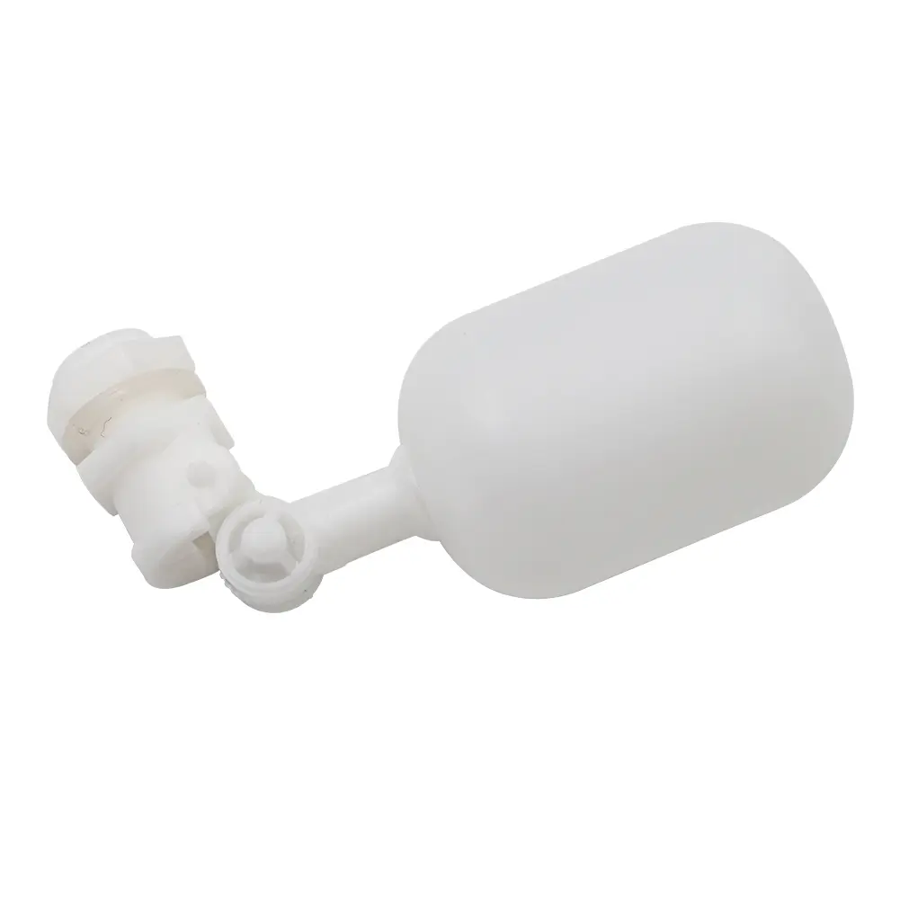 1/4" Inlet White Plastic Adjustable Auto Fill Float Ball Valve Water Control Switch For Water Tower Water Tank