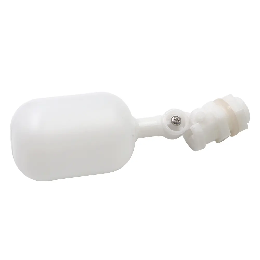1/4" Inlet White Plastic Adjustable Auto Fill Float Ball Valve Water Control Switch For Water Tower Water Tank