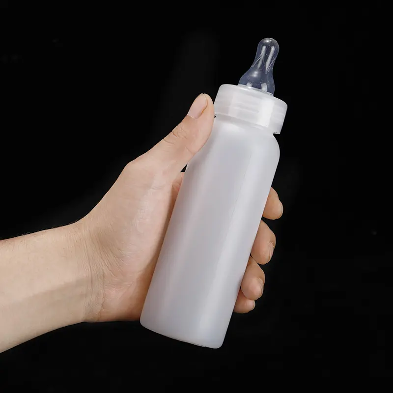 250ml/500ml Lamb Milking Bottle Nipple Drinker Sheep Calf Piglet Feeding Bottle with Nipple Farm Animals Feeding Supplies 1 Pc