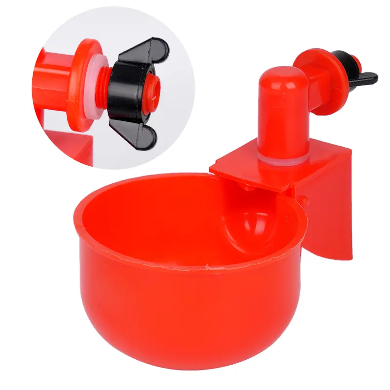 Automatic Chicken Drinker Bowl Duck Drinking Cup Chicken Feeder Plastic Poultry Bowls And Drinkers Cups Water System Supplies