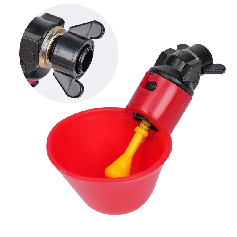 Automatic Chicken Drinker Bowl Duck Drinking Cup Chicken Feeder Plastic Poultry Bowls And Drinkers Cups Water System Supplies