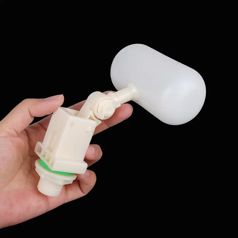 DN15 Adjustable 1/2" Floating Auto Fill Valve Automatic Fill Tank Water Level Control 1/2" Thread Plastic Float Ball Valve