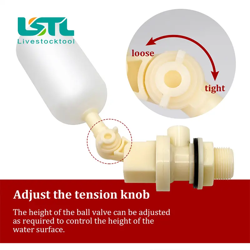 3/4 Inch Male Thread Water Level Valve Tower Float Ball Valve Tank Valve Farm Breeding Water Tank Water Level Valve Accessories