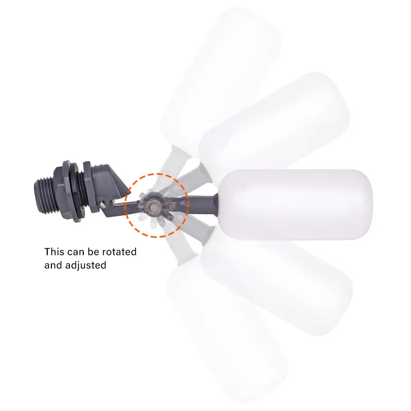 1/2 Inch Fish Tank Mini Float Ball Valve Shut Off Automatic Feed Fill Fish Tank Aquarium Water Humidifier Valve
