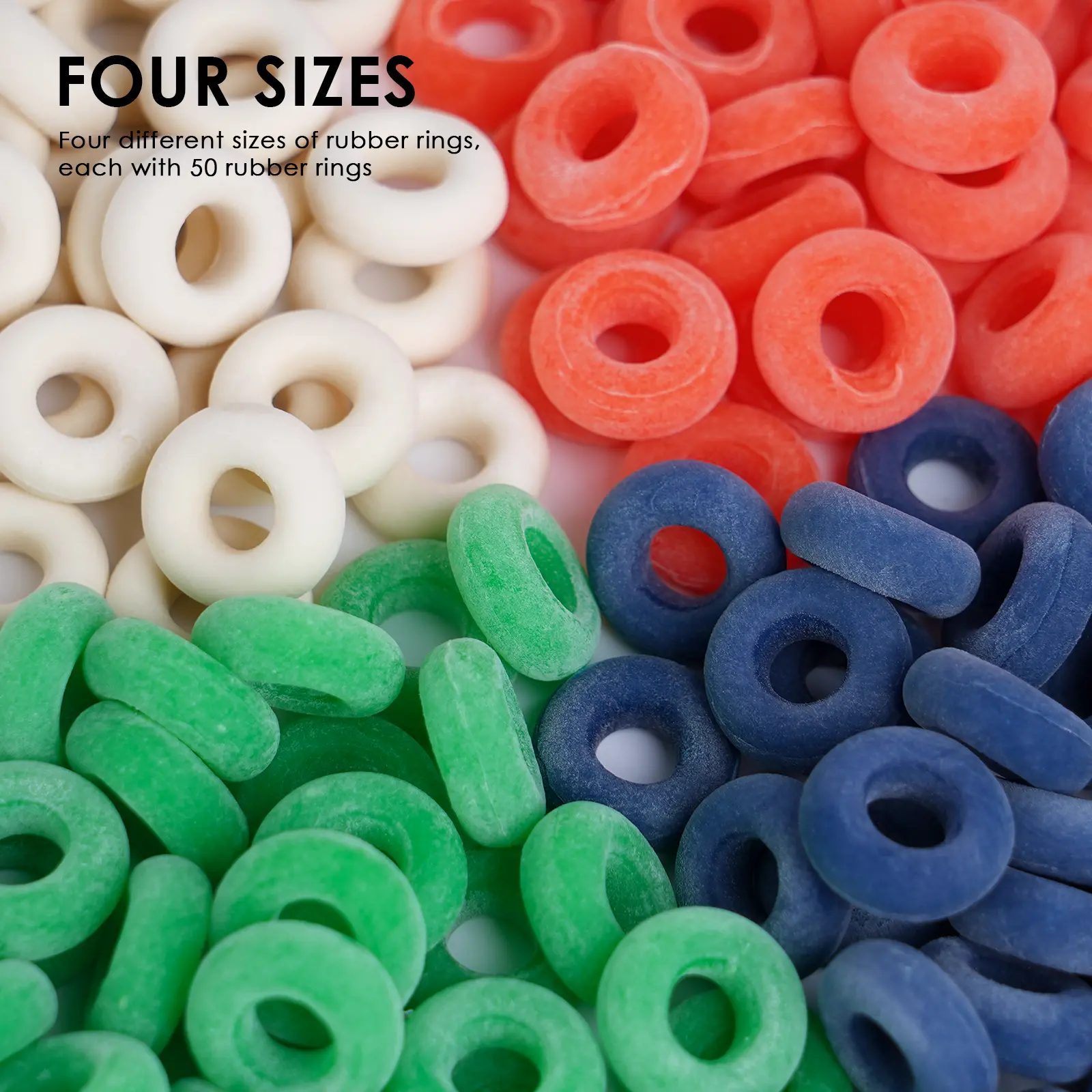 100Pcs Livestock Animal Tail Cutting Castration Rubber Ring For Pig Goat Castration circle for Castrating Pliers Farm Supplies