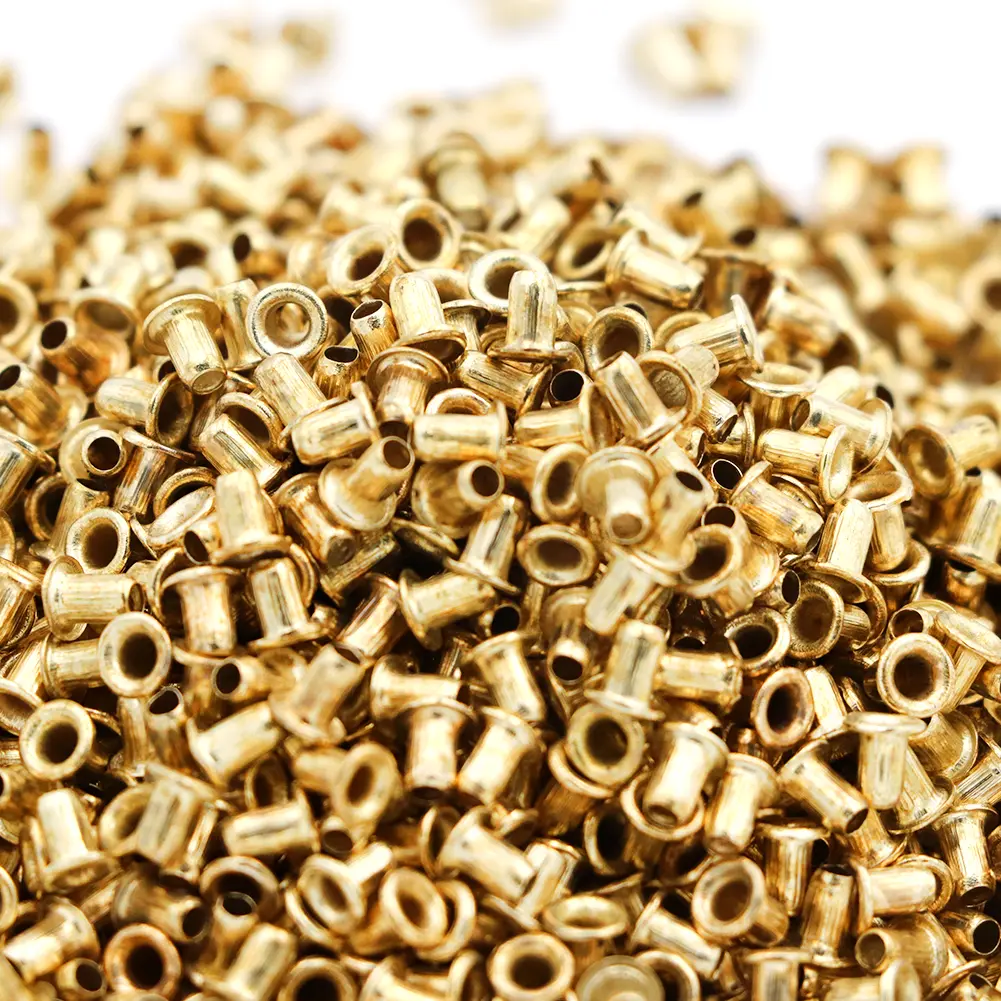 1100Pcs Beekeeping Tools Italian Bee Beehive Nest Box Threading Hole Bees Nest Box Nest Foundation Copper Eye Hive Copper Eyes