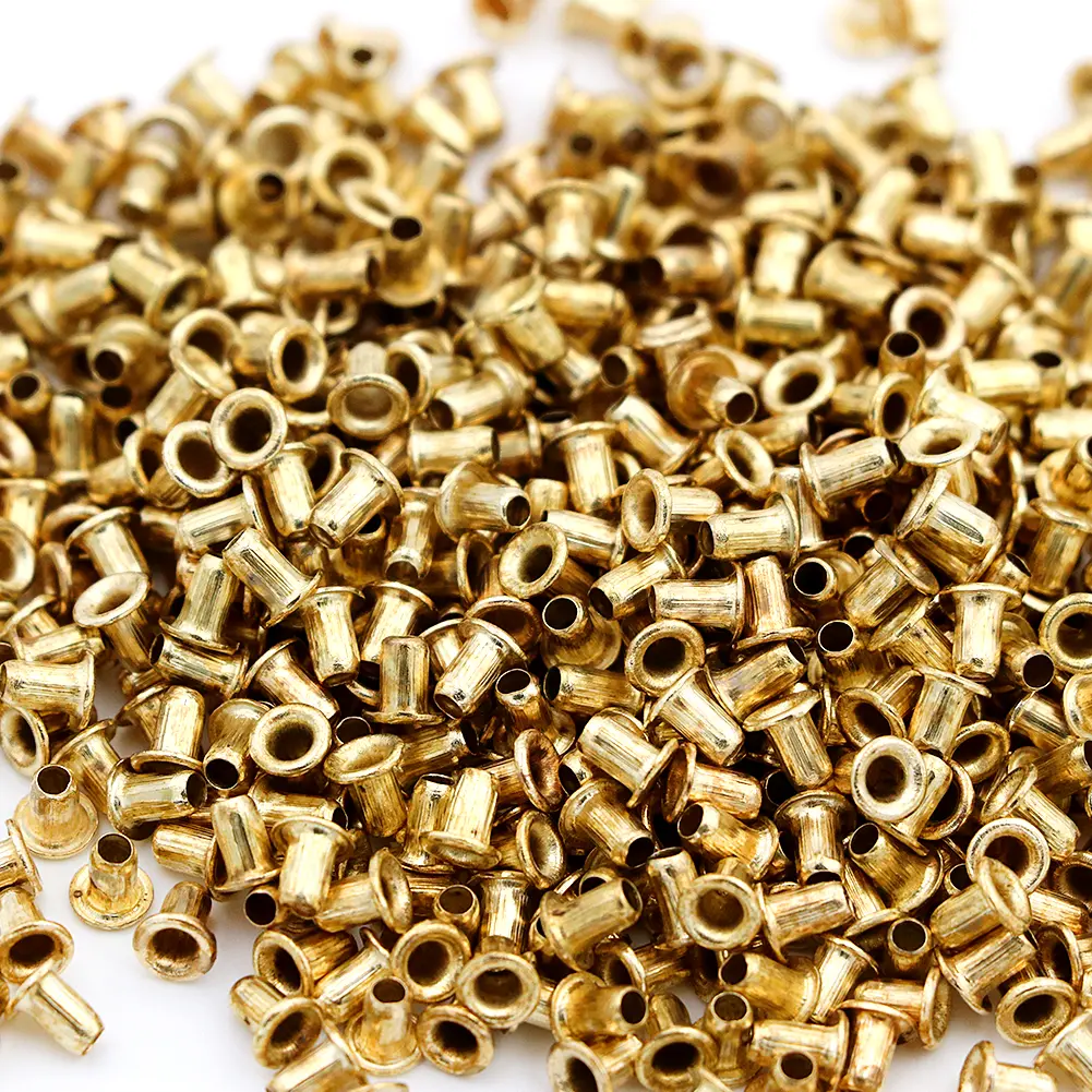 1100Pcs Beekeeping Tools Italian Bee Beehive Nest Box Threading Hole Bees Nest Box Nest Foundation Copper Eye Hive Copper Eyes