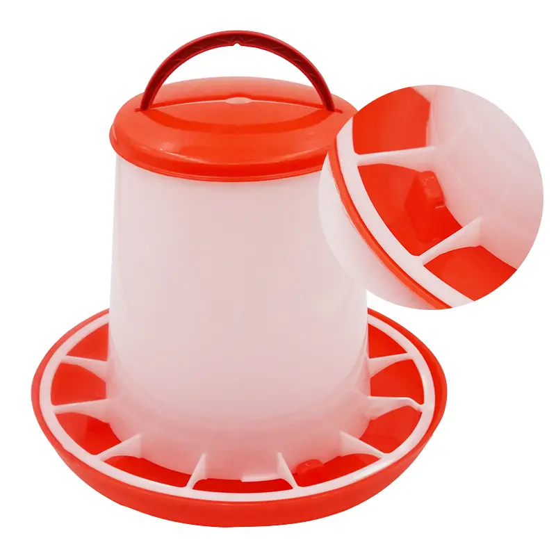 1.5/3/5Kg Automatic Chicken Feeder Bucket Rooster Hen Feeding Device, Farm Animal Poultry Quail Pigeon Feeding Supplies 1Pcs