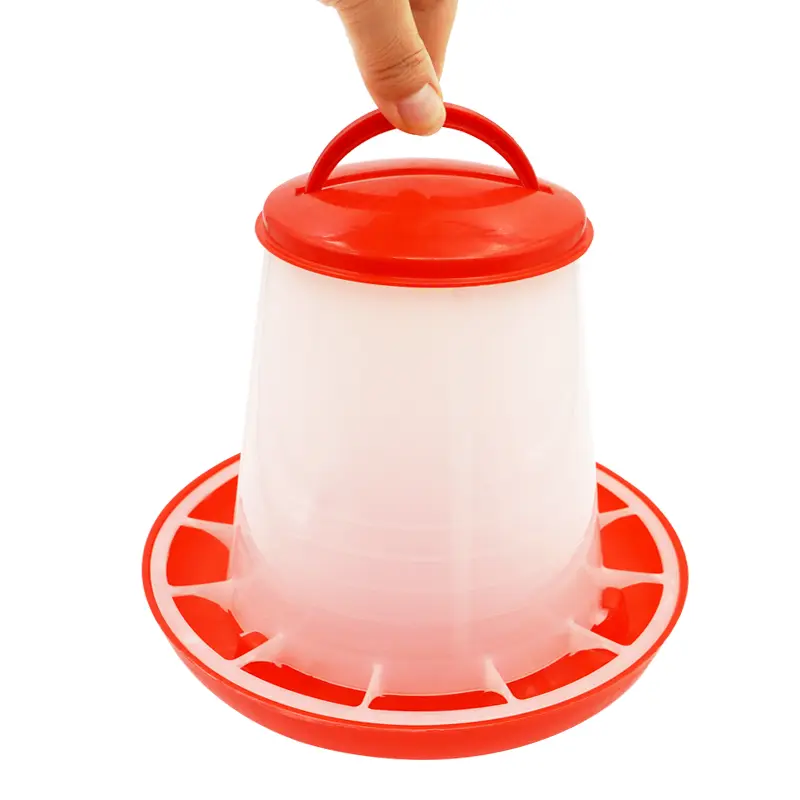 1.5/3/5Kg Automatic Chicken Feeder Bucket Rooster Hen Feeding Device, Farm Animal Poultry Quail Pigeon Feeding Supplies 1Pcs