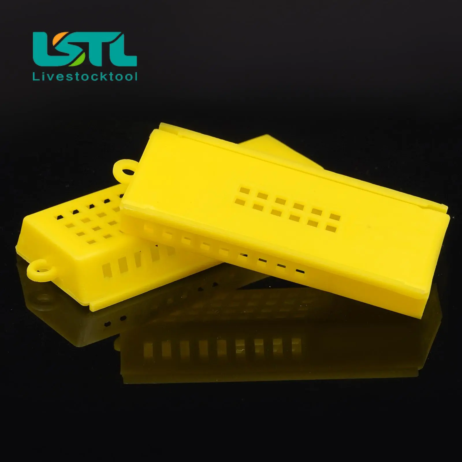 12Pcs Beekeeping Transport Cages Yellow White Bees Queen Post Room Cage Plastic King Prisoner Queen Bee Cage Apiculture Tools