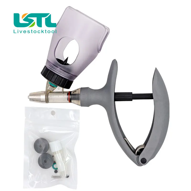 2ml /5ml Automatic Veterinary Continuous Syringe Animal Injection Adjustable Vaccine Injection for livestock Pig Cattle Sheep