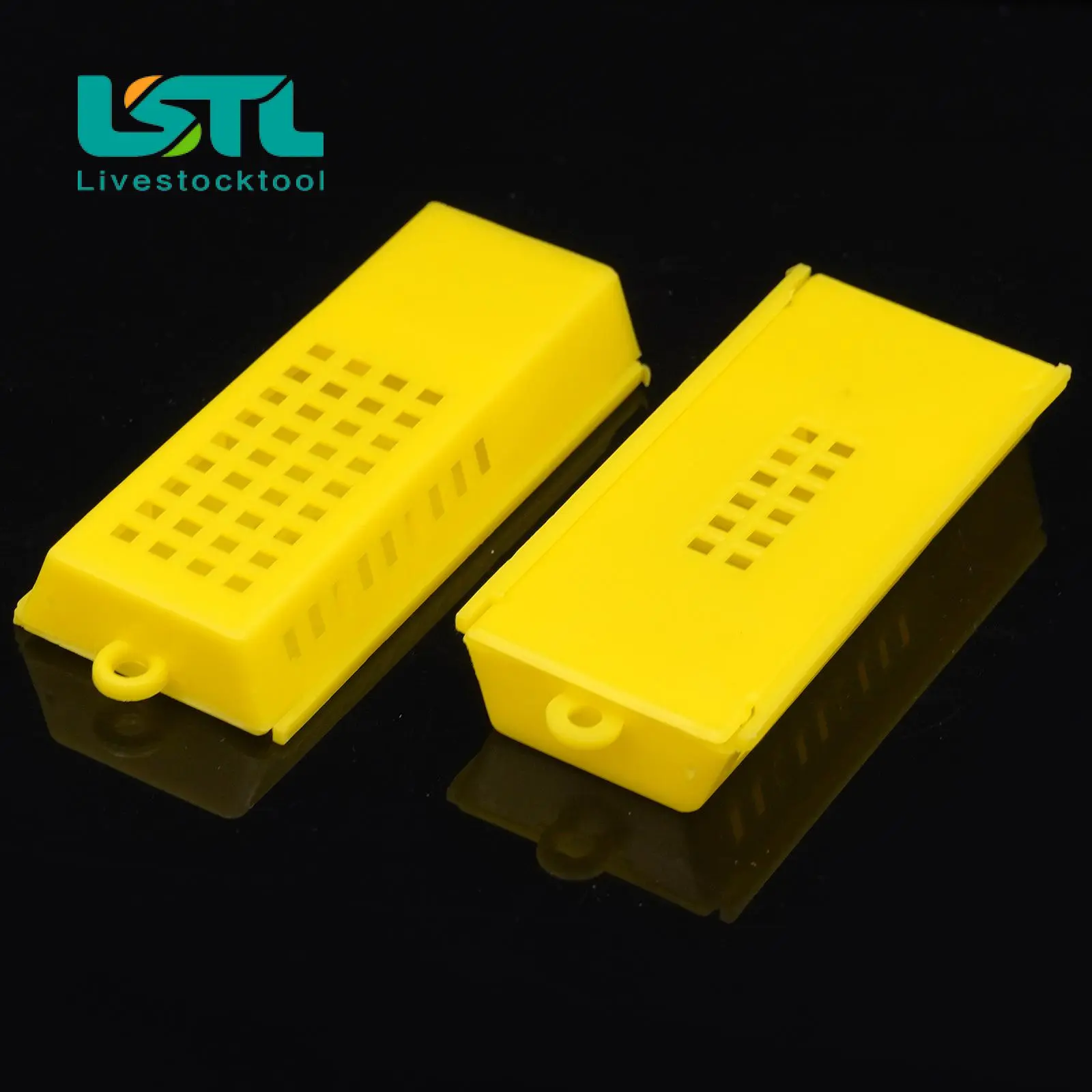12Pcs Beekeeping Transport Cages Yellow White Bees Queen Post Room Cage Plastic King Prisoner Queen Bee Cage Apiculture Tools
