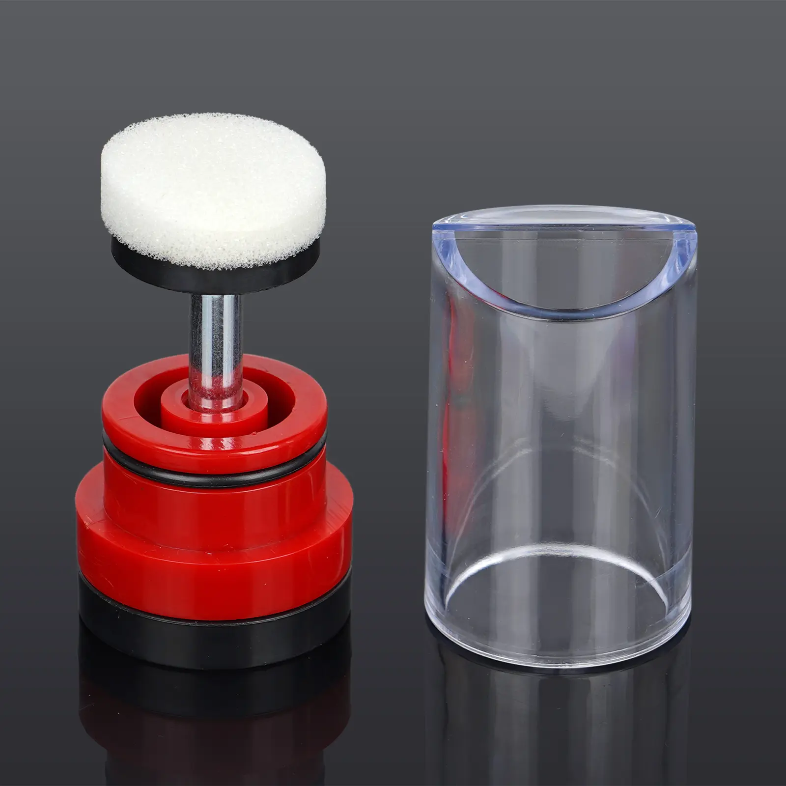 2/1Pcs Queen Bee Marking Bottle Plastic Bee Marker Tube Catcher Cage With Plunger Plush For Beekeeper Equipment