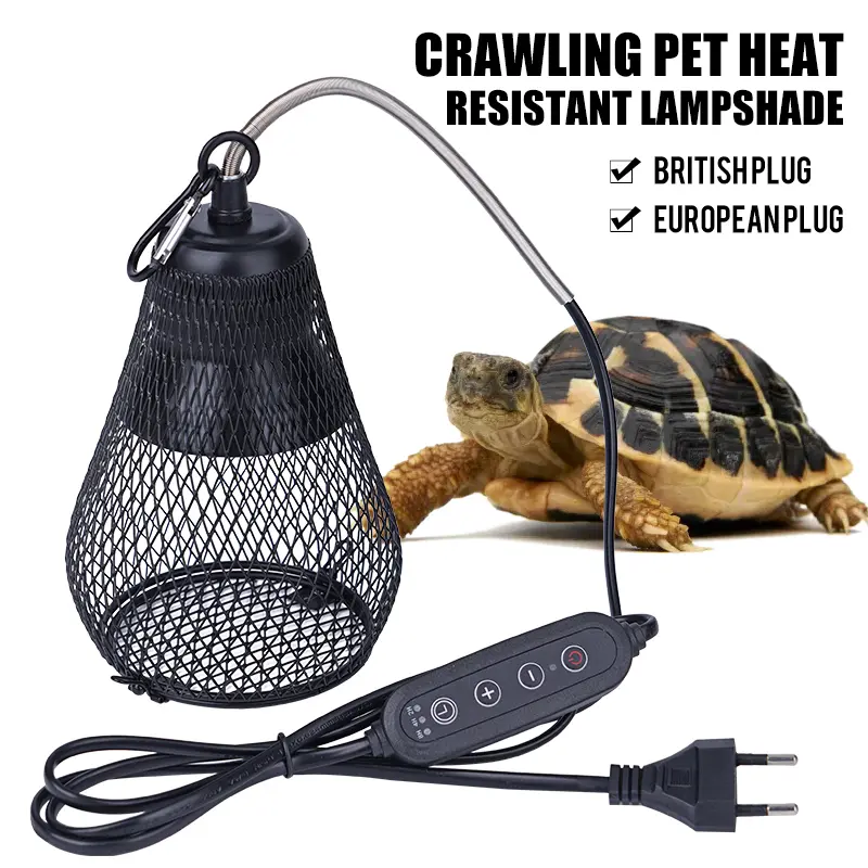220V Pet Ceramic Heating Lamp Bulb Bird Heat Lamp Protective Cover Against Scalding No Light Emitting Heater for Reptile Poultry