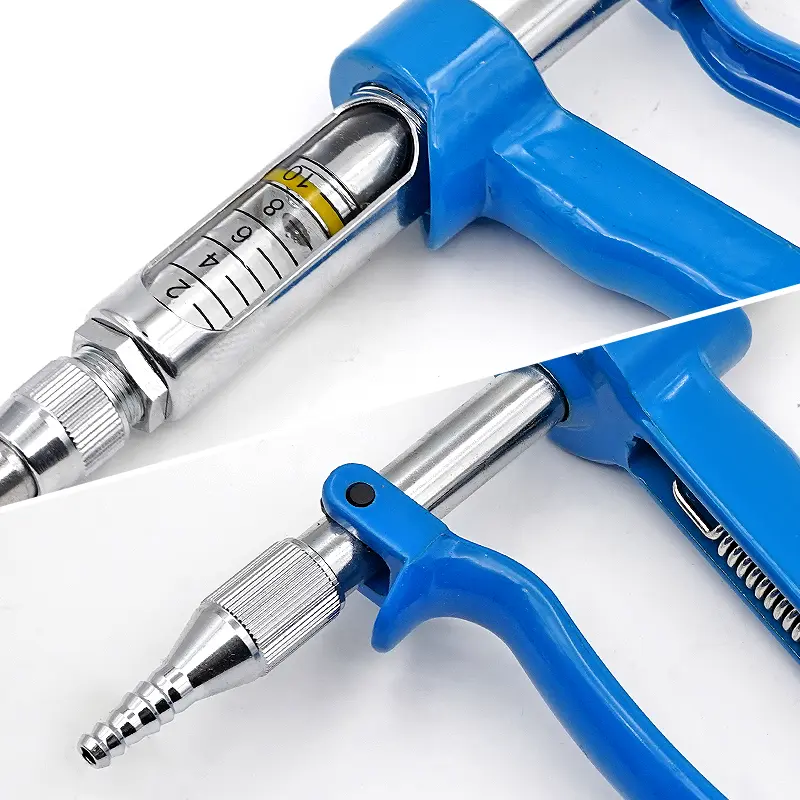 5/10/20/30ml Veterinary Continuous Dosing Device Animal Automatic Vaccine Drug Gun Drench for Cattle Goat Pig Injection