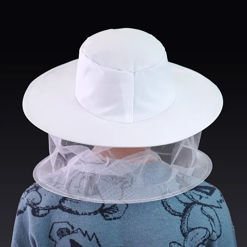 BeeKeeping Professional Beekeeper Hat With Brim Face Thickening Sunscreen Half-Length Special Protection Beekeeper