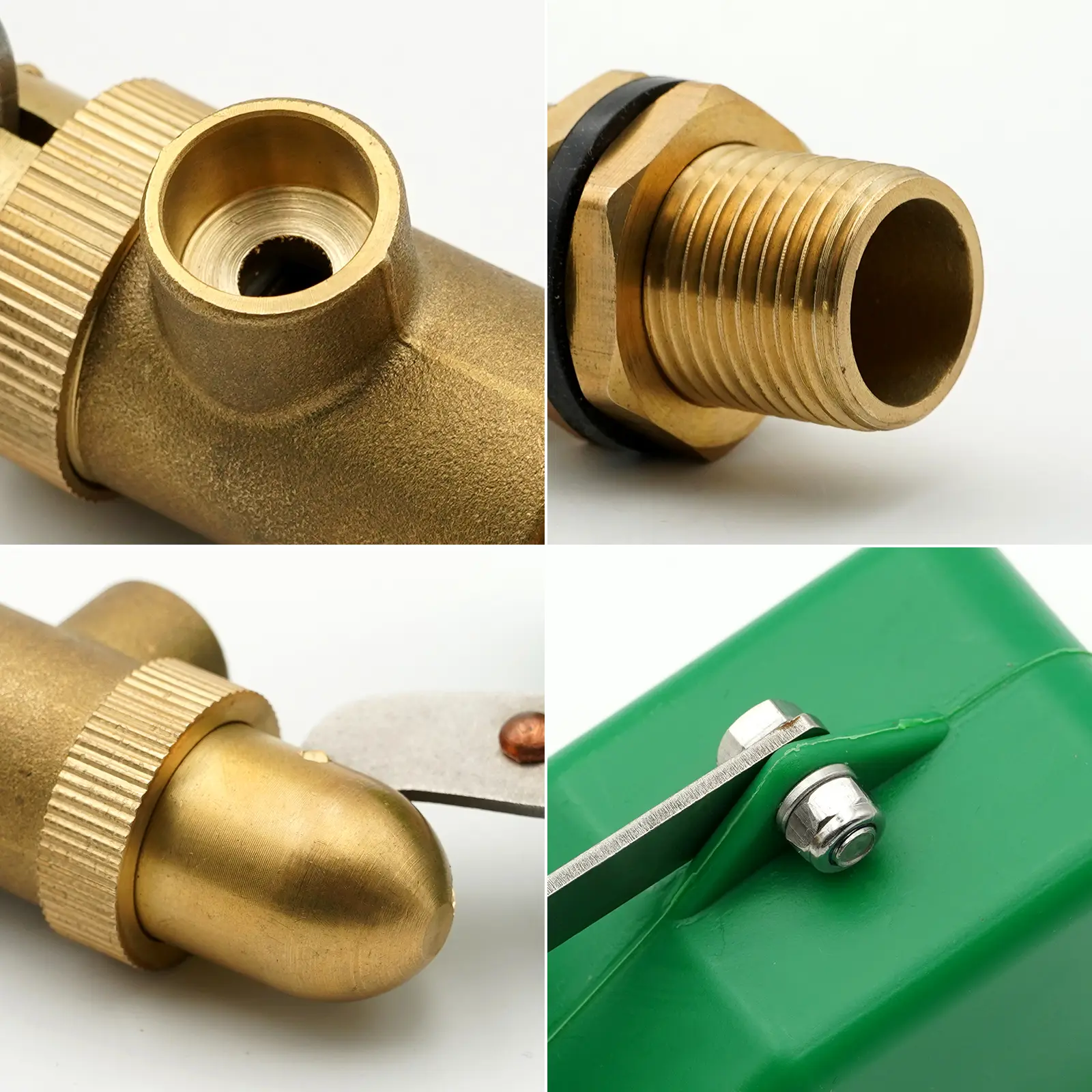 2Pcs Brass Water Float Valve 1/2 Inch Drinker Bowl Copper Water Float Valve Adjustable Arm Automatic Fill Float Valve Water Tank