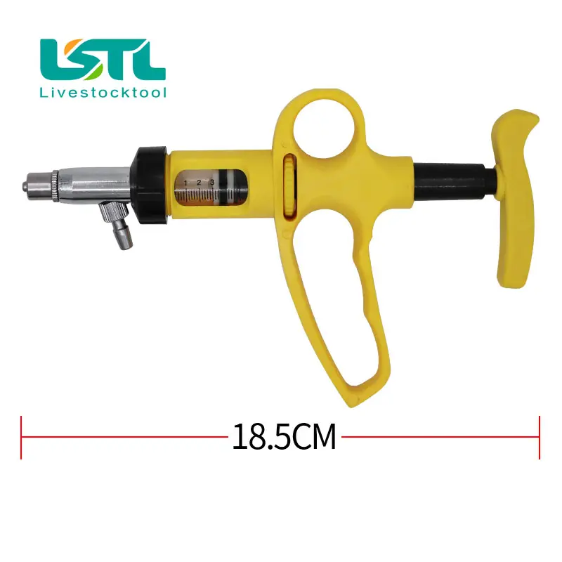 5ML Veterinary Drench Gun Animal Continuous Syringe Injector Infusion Device Pig/cattle/sheep/chicken Vaccine Injection