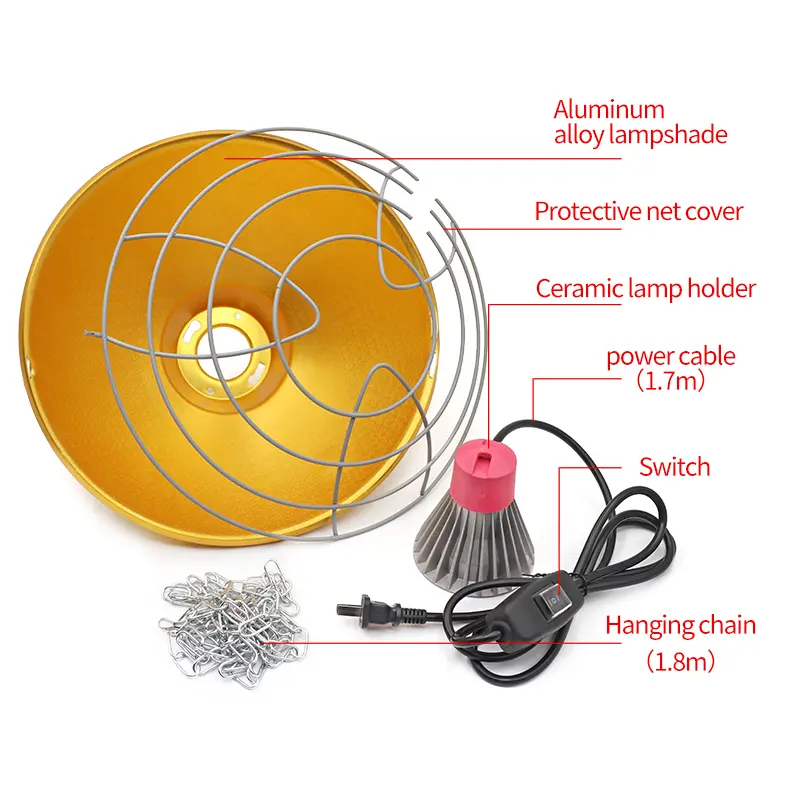 Insulation Lampshade Pig Heating Lamp Shade Livestock Poultry Breeding Thermal Insulation Equip Poultry Breeding Chicken Farm