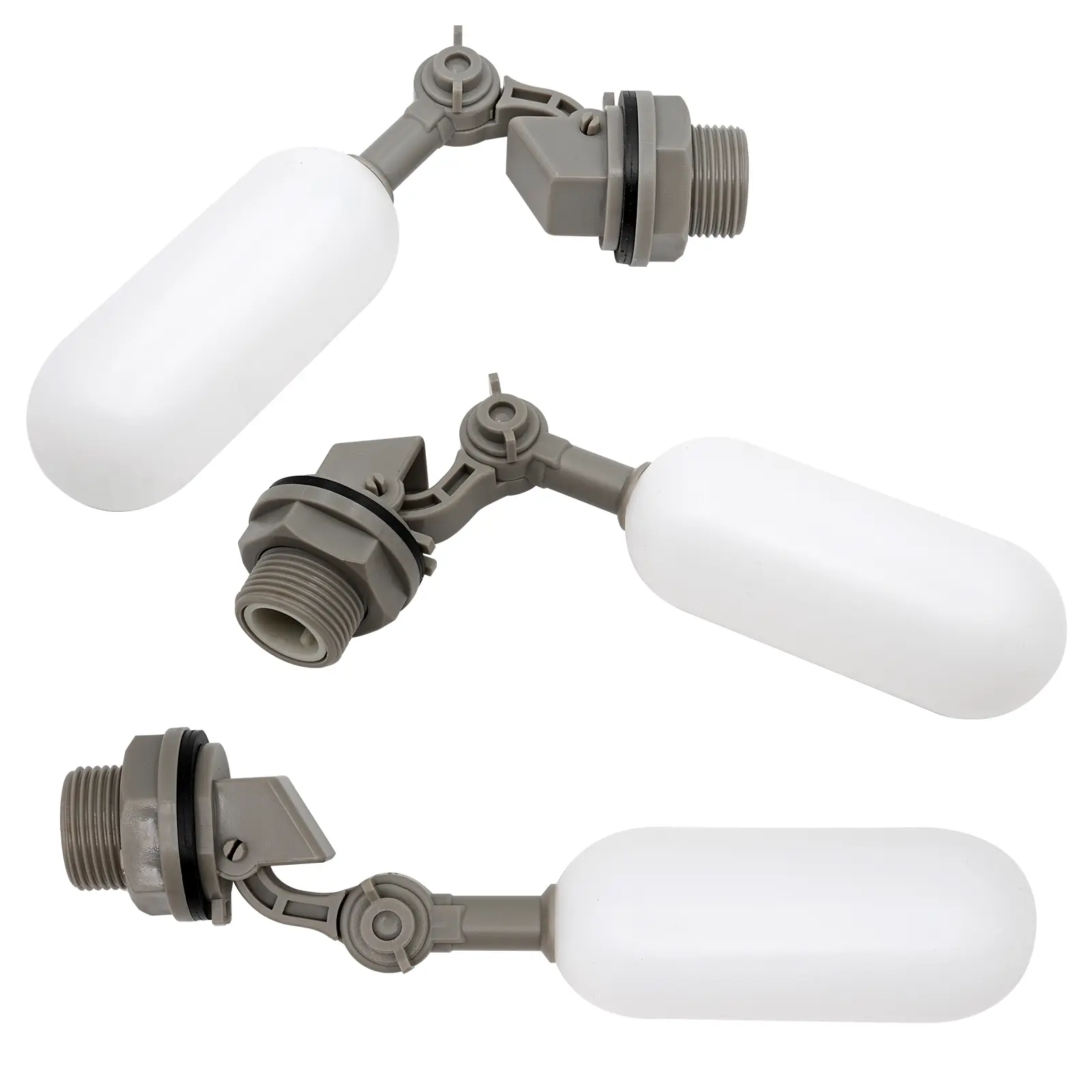 DN15 DN20 Adjustable 1/2" 3/4" Floating Auto Fill Valve Automatic Fill Tank Water Level Control Plastic Float Ball Valve
