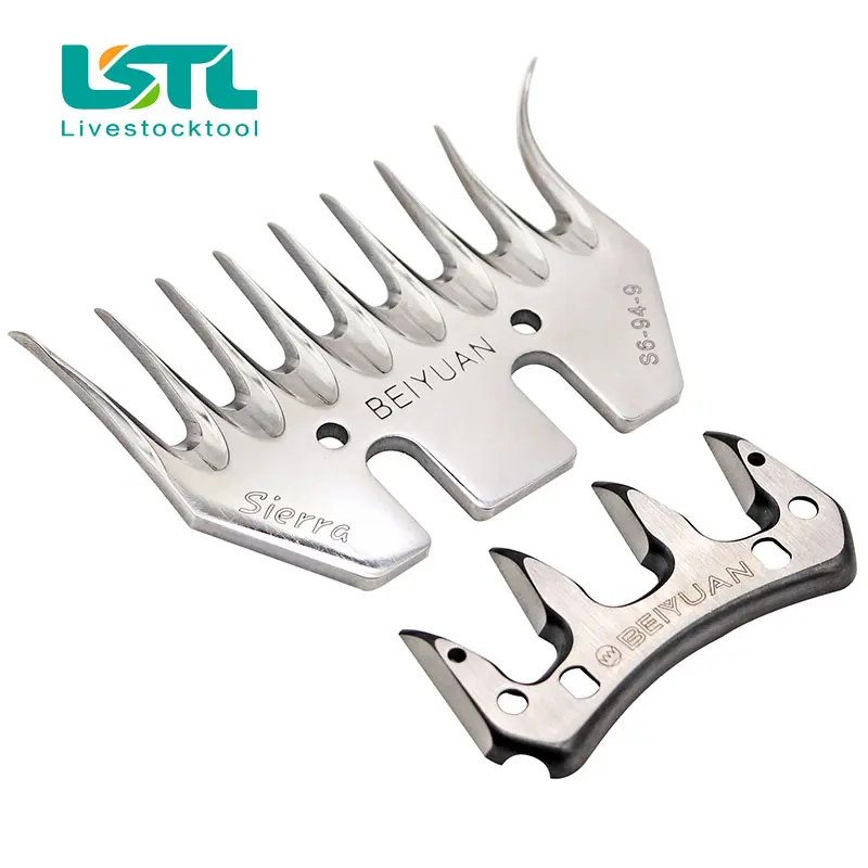BEIYUAN Sheep/Goats Shearing Clipper Blade Convex Comb Cutter Shearing Clipper 9 Tooth Blade For Sheep Clipper Shears Scissorsd