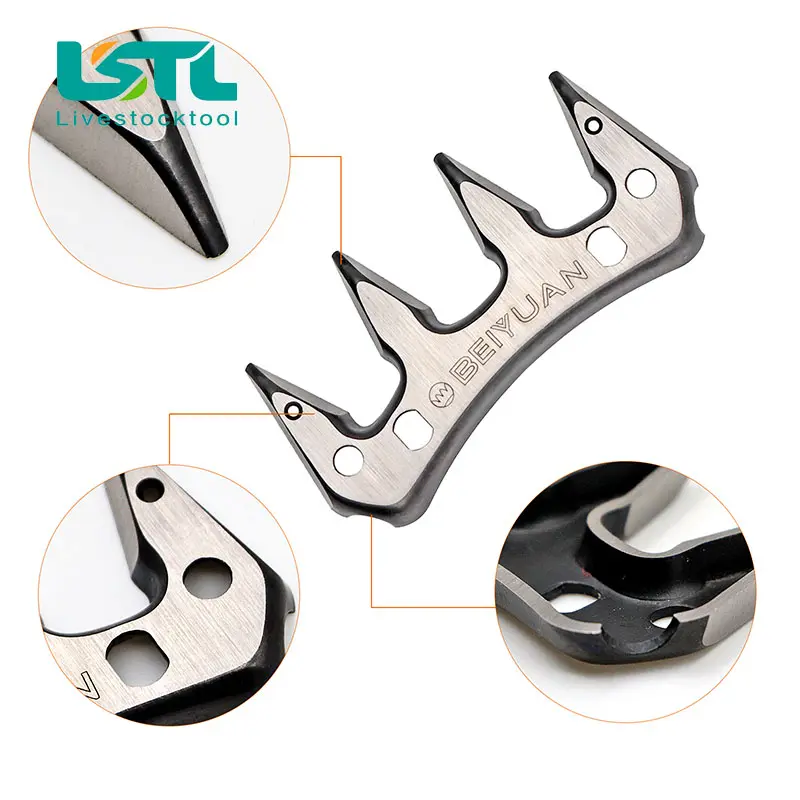 BEIYUAN Sheep/Goats Shearing Clipper Blade Convex Comb Cutter Shearing Clipper 9 Tooth Blade For Sheep Clipper Shears Scissorsd
