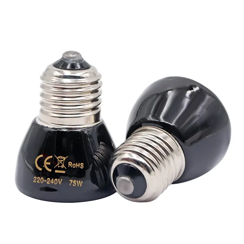 220v Far Infrared Heating Lamp Ceramic E27 Pet Warmer Bulb Brooder Chickens Tortoise Lizard Reptile Light E27 Heat Lamp